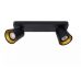 Lubinis &scaron;viestuvas Turnon Ceiling Spot LED Dim to warm GU10 2x5W 2200K/3000K Black 09928/10/30 Lucide