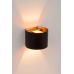 Sieninis &scaron;viestuvas Xio Wall LED Dim 3.5W 2700K Black 09218/04/30 Lucide