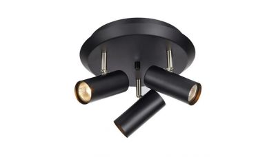 Lubinis &scaron;viestuvas Barcelona Ceiling 3L Black 107348 Markslojd