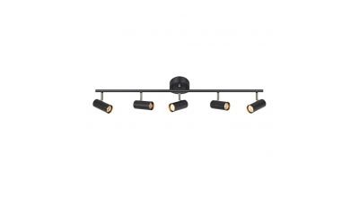 Lubinis &scaron;viestuvas Barcelona Ceiling 5L Black 107351 Markslojd