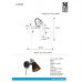 Sieninis &scaron;viestuvas Alton Wall 1L Black 107856 Markslojd