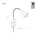 Sieninis &scaron;viestuvas Ciro Wall Flex 1L Black-Steel 107409 Markslojd