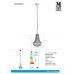 Pakabinamas &scaron;viestuvas Granso Chandelier 1L Sandy Black-MC 107026 Markslojd