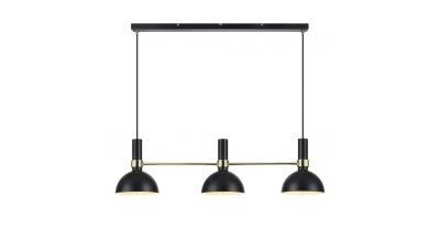 Pakabinamas &scaron;viestuvas Larry Pendant 3L Black-Brushed Brass 106971 Markslojd