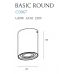 Lubinis šviestuvas Basic I Round White C0067 Lubinis šviestuvas Basic I Round White C0067 Maxlight