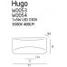 Sieninis šviestuvas Hugo LED Wall Black W0054 Maxlight