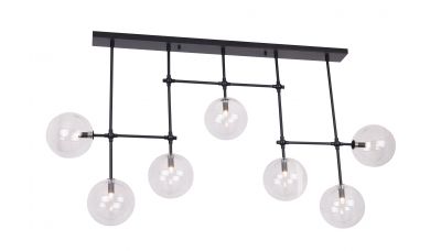 Pakabinamas &scaron;viestuvas Lollipop Pendant 7 Black P0396 Maxlight