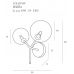 Sieninis &scaron;viestuvas Lollipop Wall 2 Brass W0254 Maxlight