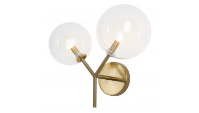 Sieninis &scaron;viestuvas Lollipop Wall 2 Brass W0254 Maxlight
