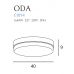 Lubinis &scaron;viestuvas Oda 3 Ceiling Black C0194 Maxlight