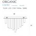 Lubinis šviestuvas Organic Ceiling 33 Chrome Triac C0115D Lubinis šviestuvas Organic Ceiling 33 Chrome Triac C0115D Maxlight