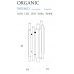 Sieninis &scaron;viestuvas Organic Wall Chrome Triac W0186D Maxlight