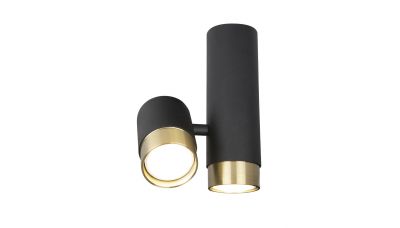 Lubinis šviestuvas Puma Ceiling 2 Black-Gold C0195 Lubinis šviestuvas Puma Ceiling 2 Black-Gold C0195 Maxlight