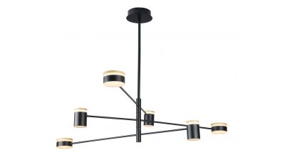 Pakabinamas šviestuvas Puma Pendant LED 42W Black-Gold-Wood P0407 Pakabinamas šviestuvas Puma Pendant LED 42W Black-Gold-Wood P0407 Maxlight