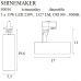 Šviestuvas ant bėgelių Shinemaker Recessed Black S0016 Šviestuvas ant bėgelių Shinemaker Recessed Black S0016 Maxlight