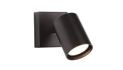 Sieninis &scaron;viestuvas Top 1 Wall Black W0219 Maxlight
