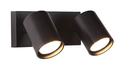 Sieninis šviestuvas Top 2 Wall Black W0221 Sieninis šviestuvas Top 2 Wall Black W0221 Maxlight