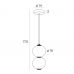 Pakabinamas šviestuvas Tama Pendant 2 P0469 Pakabinamas šviestuvas Tama Pendant 2 P0469 Maxlight