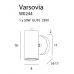 Sieninis &scaron;viestuvas Varsovia Wall 1 Gold W0244 Maxlight