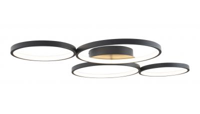Lubinis &scaron;viestuvas Velvet Ceiling LED 67W Black C0200 Maxlight