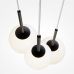 Pakabinamas &scaron;viestuvas Basic Form Pendant 3 Black MOD321PL-03B Maytoni