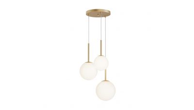 Pakabinamas &scaron;viestuvas Basic Form Pendant 3 Gold MOD321PL-03G1 Maytoni