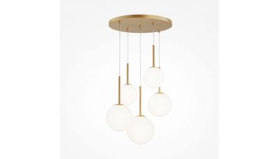 Pakabinamas &scaron;viestuvas Basic Form Pendant 5 Gold MOD321PL-05G1 Maytoni