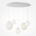 Pakabinamas &scaron;viestuvas Basic Form Pendant 5 White 105cm MOD321PL-05W1 Maytoni