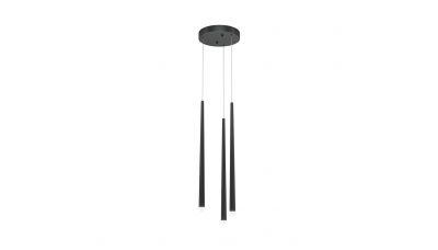 Pakabinamas &scaron;viestuvas Cascade Pendant 3 Black MOD132PL-L18BK Maytoni
