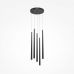 Pakabinamas &scaron;viestuvas Cascade Pendant 5 Black MOD132PL-L30BK Maytoni