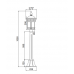 Pastatomas &scaron;viestuvas Salamanca Bollard O031FL-01BR Maytoni