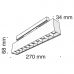 &Scaron;viestuvas bėgeliams Magnetic Track Lighting POINTS LED Black 20W 3000K TR014-2-20W3K-B Maytoni