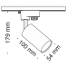Šviestuvas bėgeliams Track Lighting 002 Black TR002-1-GU10-B Šviestuvas bėgeliams Track Lighting 002 Black TR002-1-GU10-B Maytoni