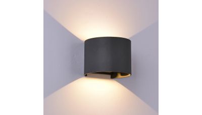 Sieninis šviestuvas Davos Gris Oscuro IP54 6522 Sieninis šviestuvas Davos Gris Oscuro IP54 6522 Mantra