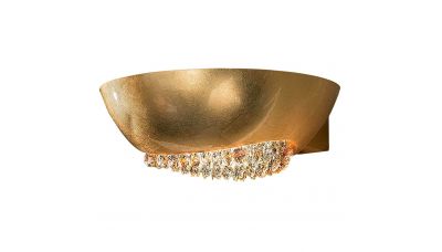 Sieninis šviestuvas Blink A1 G Large LED Wall Light Gold Leaf Blink Led A1 G F01 Sieninis šviestuvas Blink A1 G Large LED Wall Light Gold Leaf Blink Led A1 G F01 Masiero