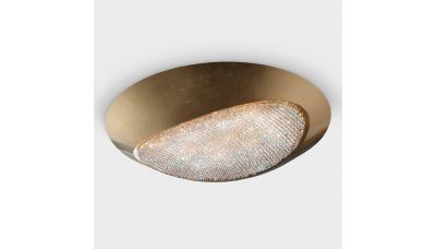Lubinis šviestuvas Blink PL8 90 LED Ceiling Gold Leaf Blink Led PL8 90 F01 Lubinis šviestuvas Blink PL8 90 LED Ceiling Gold Leaf Blink Led PL8 90 F01 Masiero