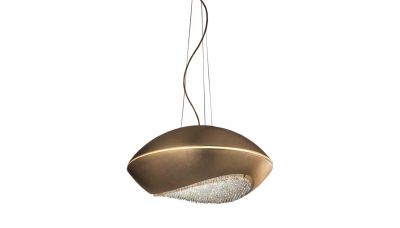 Pakabinamas &scaron;viestuvas Blink S60 LED Pendant Gold Leaf Blink S60 F01 Masiero