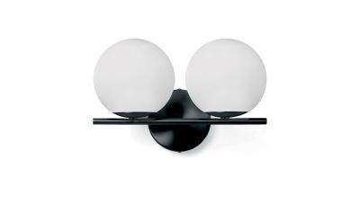 Sieninis &scaron;viestuvas Jugen Black Applique 2 1744.208 Miloox (Sforzin Illuminazione)