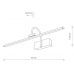 Sieninis šviestuvas Giotto LED M 8170 Sieninis šviestuvas Giotto LED M 8170 Nowodvorski