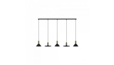 Pakabinamas &scaron;viestuvas Hermanos V Black-Solid Brass 8032 Nowodvorski