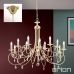 Pakabinamas šviestuvas Giada Chandelier 12 Gold LU 1670/6+6 gold-matt Pakabinamas šviestuvas Giada Chandelier 12 Gold LU 1670/6+6 gold-matt Orion