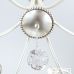 Pakabinamas šviestuvas Giada Chandelier 6 Silver LU 1670/6 Silver-matt Pakabinamas šviestuvas Giada Chandelier 6 Silver LU 1670/6 Silver-matt Orion