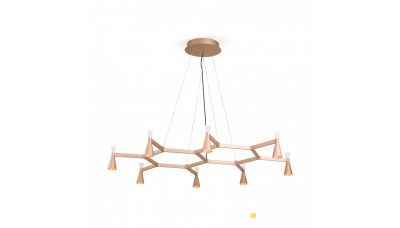 Pakabinamas šviestuvas Scala LED Chandelier 8 Gold-Matt LU 1734/8 Pakabinamas šviestuvas Scala LED Chandelier 8 Gold-Matt LU 1734/8 Orion