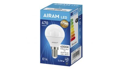 LED Lemputė LED OP P45 840 E14 6435200215208 LED Lemputė LED OP P45 840 E14 6435200215208 Airam