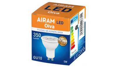 LED Lemputė Oiva LED PAR16 830 GU10 6435200248589 Airam