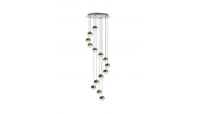 Pakabinamas &scaron;viestuvas Sphere LED Pendant 14L ø50 Dimmable Chrome 793746B Schuller