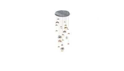 Pakabinamas &scaron;viestuvas Sphere LED Pendant 27L ø80 Dimmable Colour 3 meters 793960B Schuller