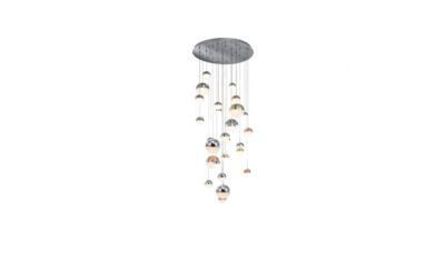 Pakabinamas &scaron;viestuvas Sphere LED Pendant 27L ø80 CCT Colour 5 meters 793960GK Schuller