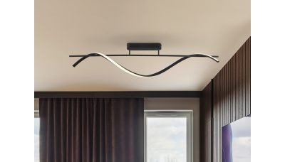 Lubinis šviestuvas Boa Ceiling Black 307642 Lubinis šviestuvas Boa Ceiling Black 307642 Schuller