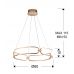 Pakabinamas &scaron;viestuvas Colette Pendant Rose Gold D60 786716 Schuller